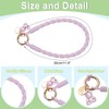 uxcell Silicone Crystal Lanyard, 33cm(13") Phone Wrist Strap Lanyard Keychain