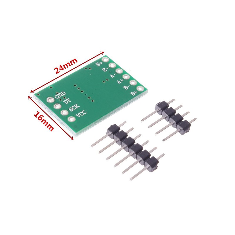 KKHMF 5 Pack HX711 Module Weighing Sensor, 24 Degree Accuracy