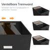 Vinyl Record Storage Box for 7"/45 RPM LPs, Black Case