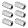 PATIKIL M6 x 1-Pitch 304 Stainless Steel Hex Coupling Nuts,