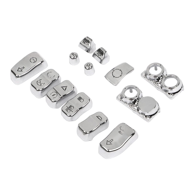 Unbranded Hand Control Switch Housing Button Cap For Harley Touring