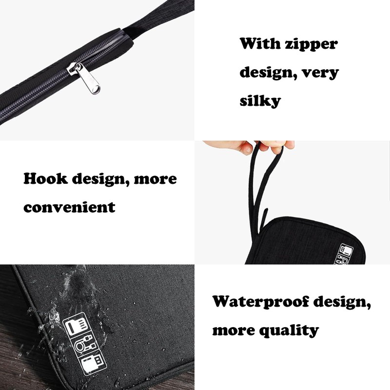 JNGTKL Electronics Travel Organizer, 1 Pcs Portable Travel Essentials, Fashionable