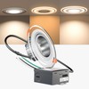 Lightdot Ceiling Light Fixture, LED Downlights 6 inch, Dimmable Ceiling