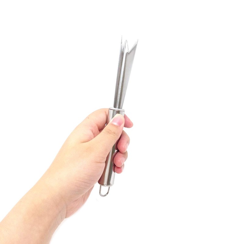 Honbay 2PCS Stainless Steel V Shape Pineapple Eye Peeler Remover