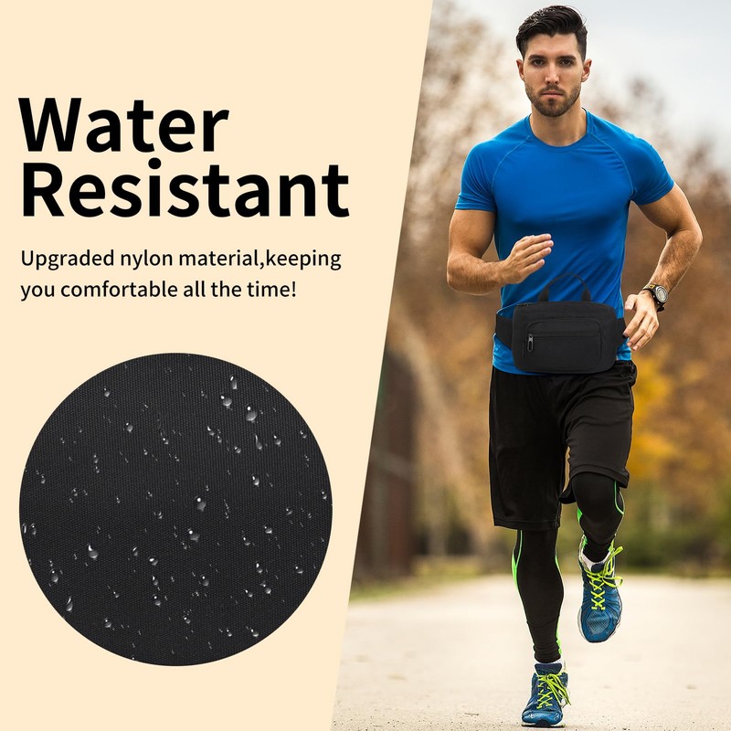 Bum Bag Waist Fanny Pack for Ladies Multi-Pockets,Waist Bumbag Men