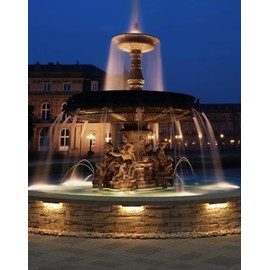 6 Pack 7 Inch Retaining Wall Lights, 2.5W Hardscape Step Lights 12V-36V AC/DC Landscape Lighting, Low Voltage Outdoor Step Lights, IP67 Waterproof Pavers Lights 2700K