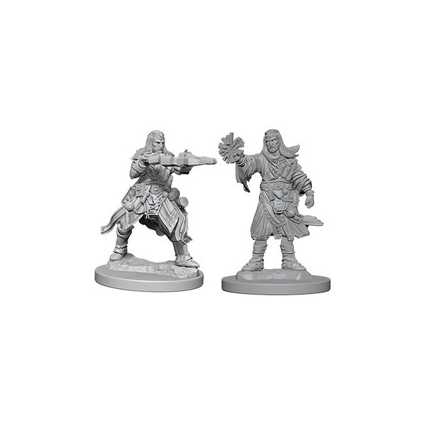 Wizkids/NECA Pathfinder Deep Cuts Unpainted Miniatures: Male Human Wizard