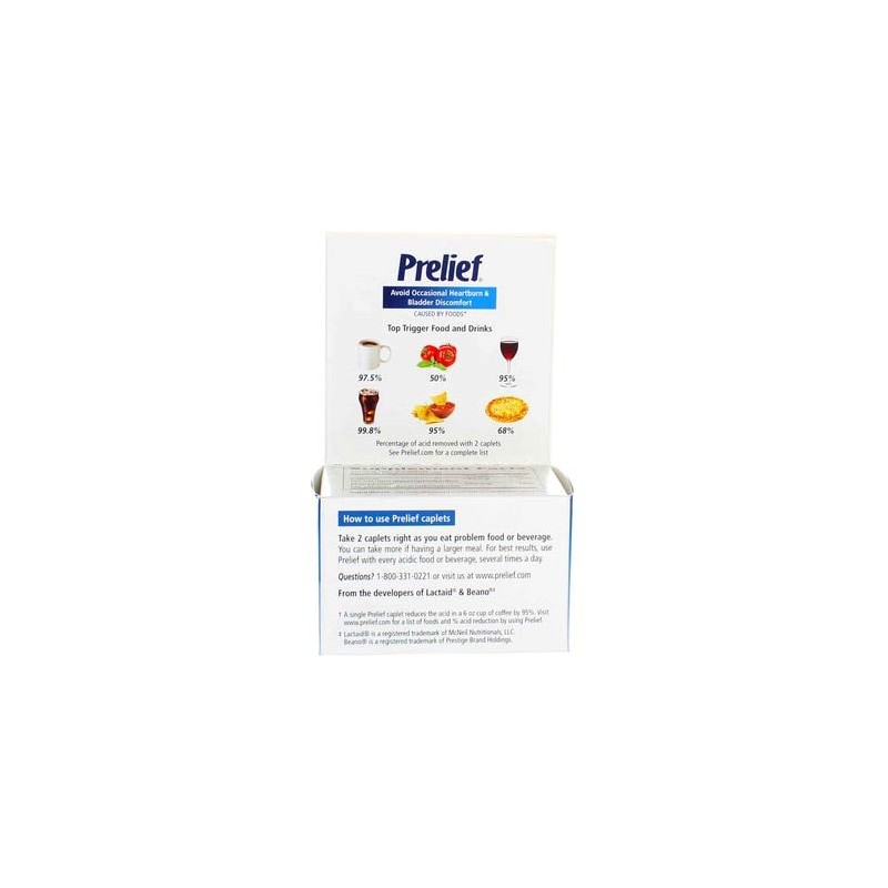 Prelief Dietary Supplement - 120 Caplets, Pack of 3