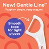Plackers Gentle Line Floss Picks, Fresh Mint Flavor, Fold-Out FlipPick,