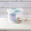 Sterilite Large Nesting ShowOffs, Stackable Small Storage Bin with Latching