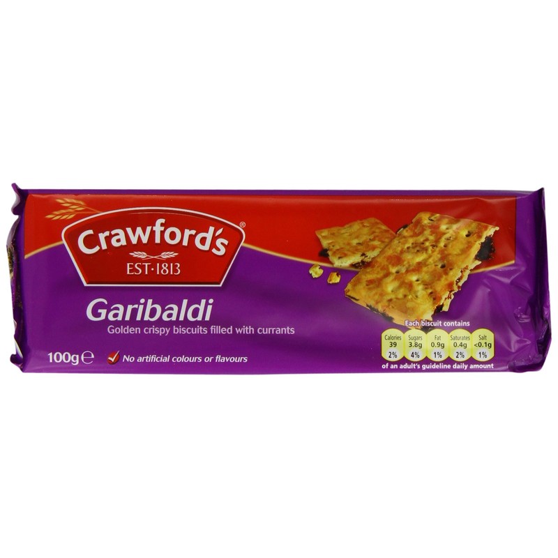 Crawfords Garibaldi Biscuits, 100 Gram (Pack of 12)
