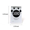 100 day Retirement Count Down 5.75"x3.75" Black and White Tear