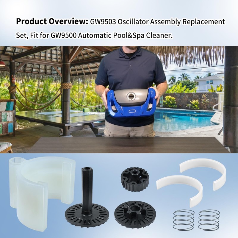 Vsttar GW9503 Oscillator Assembly Replacement Kit, Fit for Pentair Kreepy