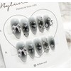 Black Cheek Handmade Nail Tips Nail Tips - Ballerina /