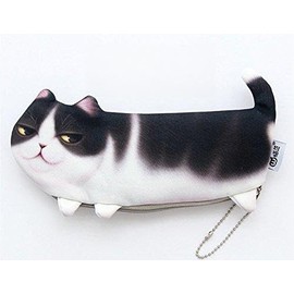 Gifts UK® Soft Kitten Cats Cute Polyester Pencil Cases Cosmetics Make Up Bags Pen Pouches *UK Stock* (Design 3)
