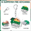 Sayglossy 10 Sets Dumpster Fire Pen Gifts for Coworker Positive