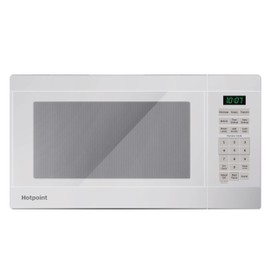 Hotpoint RES1072DTWW 0.7 Cu. Ft. Capacity Countertop Microwave Oven, White