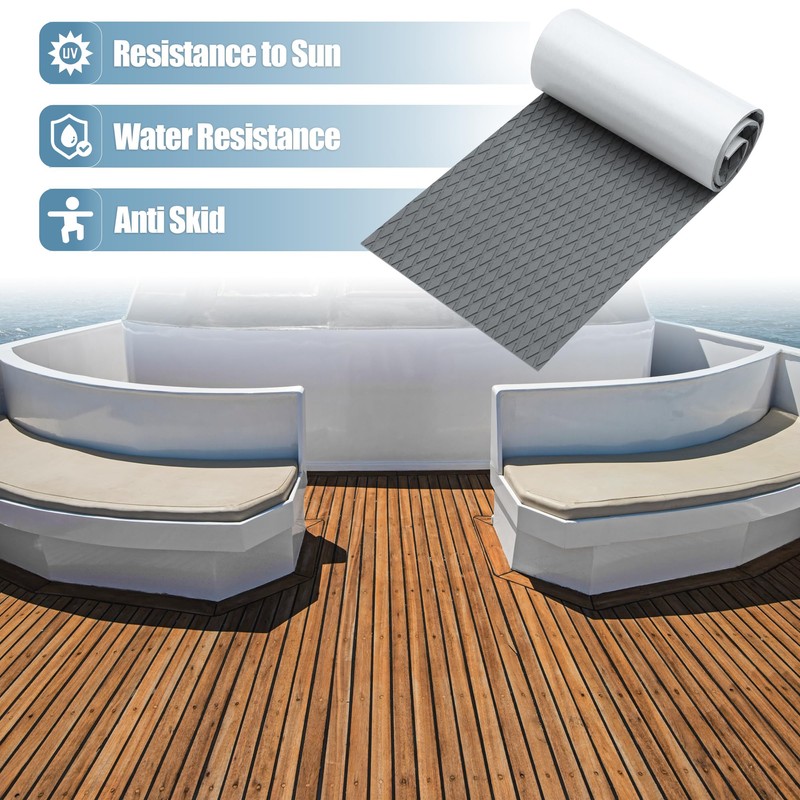 QUARKZMAN 47.24 x 11.81 EVA Deck Covering Sheet Mat for