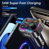 Syncwire Bluetooth 5.4 FM Transmitter Car Charger 54W PD&QC 3.0