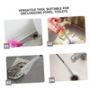 jojofuny Drain Hair Remover Tool Flexible Spring Snake Drain Unclogger