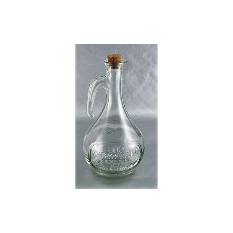 Grant Howard 52090 Extra Vergine Olio Embossed Cruet, 13.5 oz.