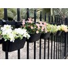 Joyfernal 12" Balcony Railing Planters, Outdoor Hanging Planter for Fence,