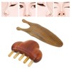 Sandalwood Massage Comb Wide Tooth Scalp Scraping Comb with Nose