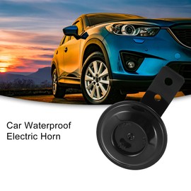 ACROPIX Universal DC 6V 105dB Car Electric Horn Car Alarm Speaker Black