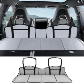 bangminda Car Rear Seat Mattress Extension Plate, Camping Essentials 50in Car Back Seat Extender,Increase Travel Trunk Bed Camping Space for SUV/Model Y/3