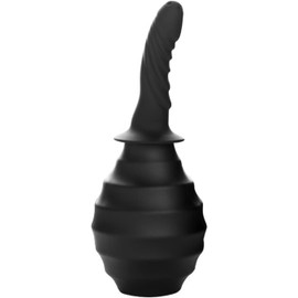 Lavado anal Irrigador de silicona para limpieza anal y vaginal, dispositivo de enema para adultos, limpiador íntimo, herramienta de estimulación y limpieza profunda