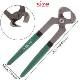 WADY Recortadora de Pezuñas, Cortadora de Pezuñas de Acero, Alicates de Herradura, Ahorro de Mano de Obra para Ganado, Ovejas, Caballos, Horse Farrier Hoof Trim Tool Alicates para Recortar Pezuñas