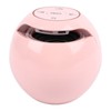 Bluetooth Clock Speaker Round Small Support Memory Card Wireless Alarm