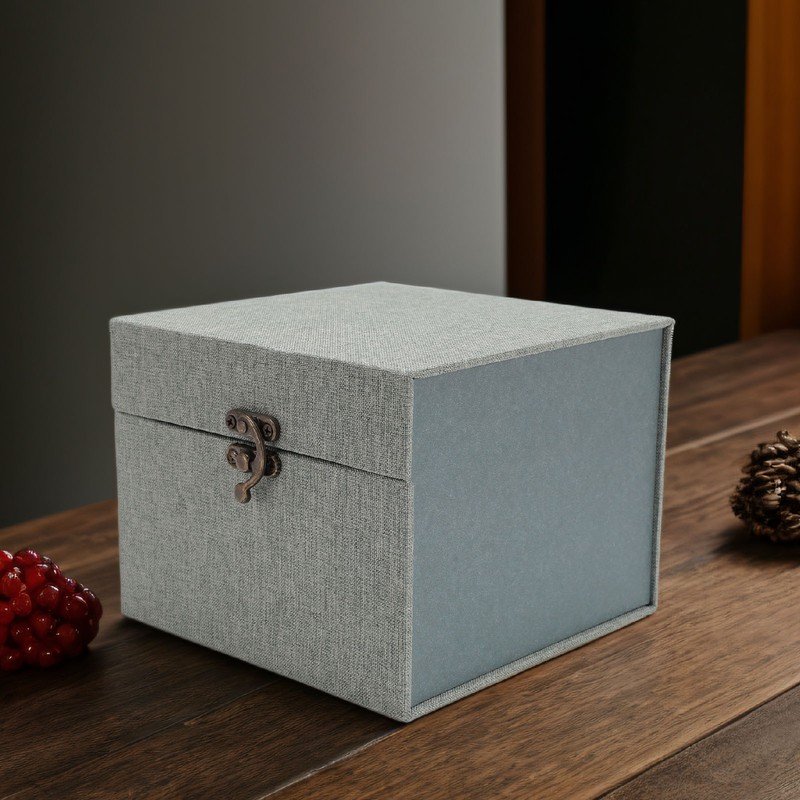 Ball Jointed Doll Head Storage Case Linen Fabric Protective Carrying