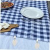 LABRIMP Oval Shape Tablecloth Pendants 6 Pieces Tablecloth Weights Stones