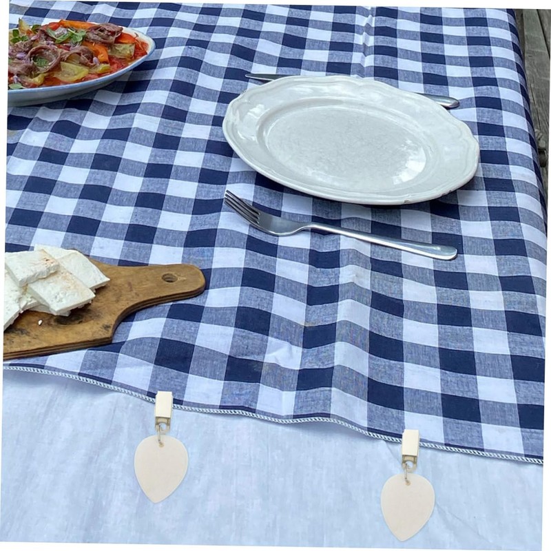 LABRIMP Oval Shape Tablecloth Pendants 6 Pieces Tablecloth Weights Stones