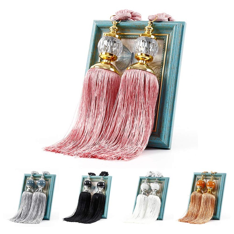 1 Pair Curtain Hold Backs Rope Tie Backs Tassel Tie