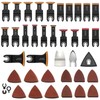 88Pcs Oscillating Saw Blades High Carbon Steel Bi-Metal Oscillating Multitool