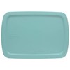 Pyrex C-233-PC Easy Grab 3qt Turquoise Lid - Made in
