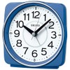 Seiko Clock Tabletop Clock Blue Metallic - Body Size: 10.8×11.0×6.0cm