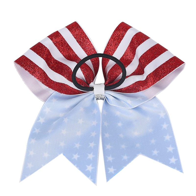 Lazo para el pelo de la bandera americana de 7