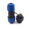 SZJELEN 2Pin Aviation Connector Plug and Socket,Waterproof Power Connector,Panel Mount