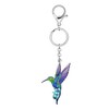 DUOWEI Cute Hummingbird Keychain Key Ring Animals Bird Lovers Gifts