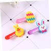 Baluue 20Pcs Cartoon Rabbit Hair Clips for Adorable Easter Bobby