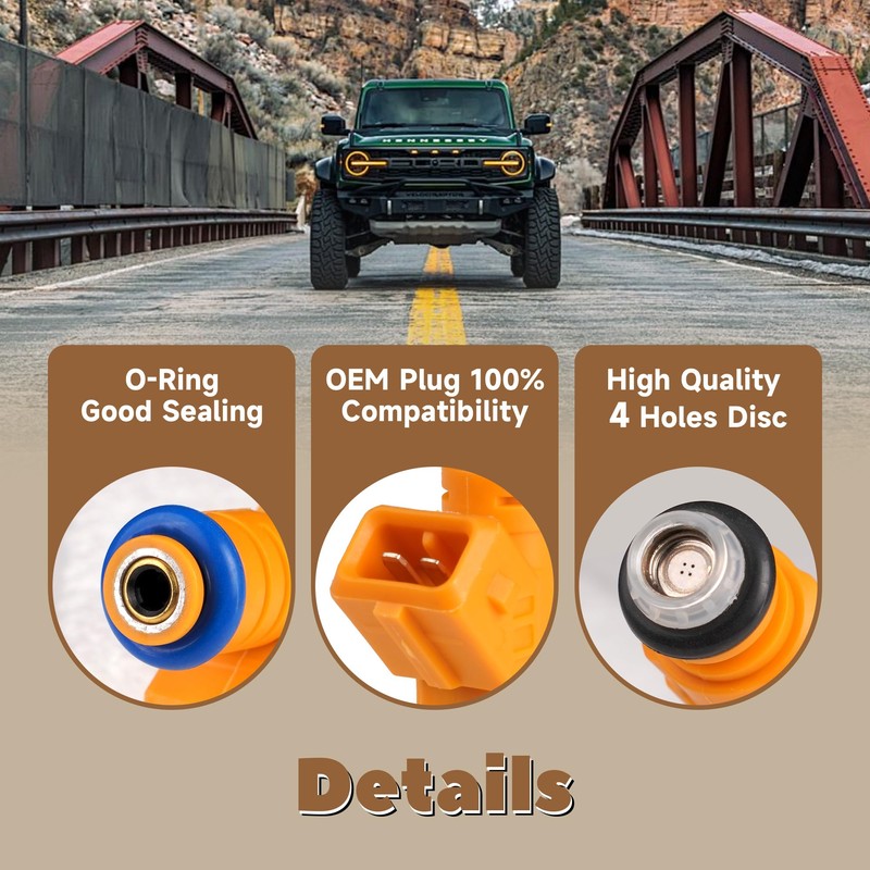 Fuel Injectors fits for-Jeep Cherokee 1989-1998 Comanche 1987-1992 Grand Cherokee