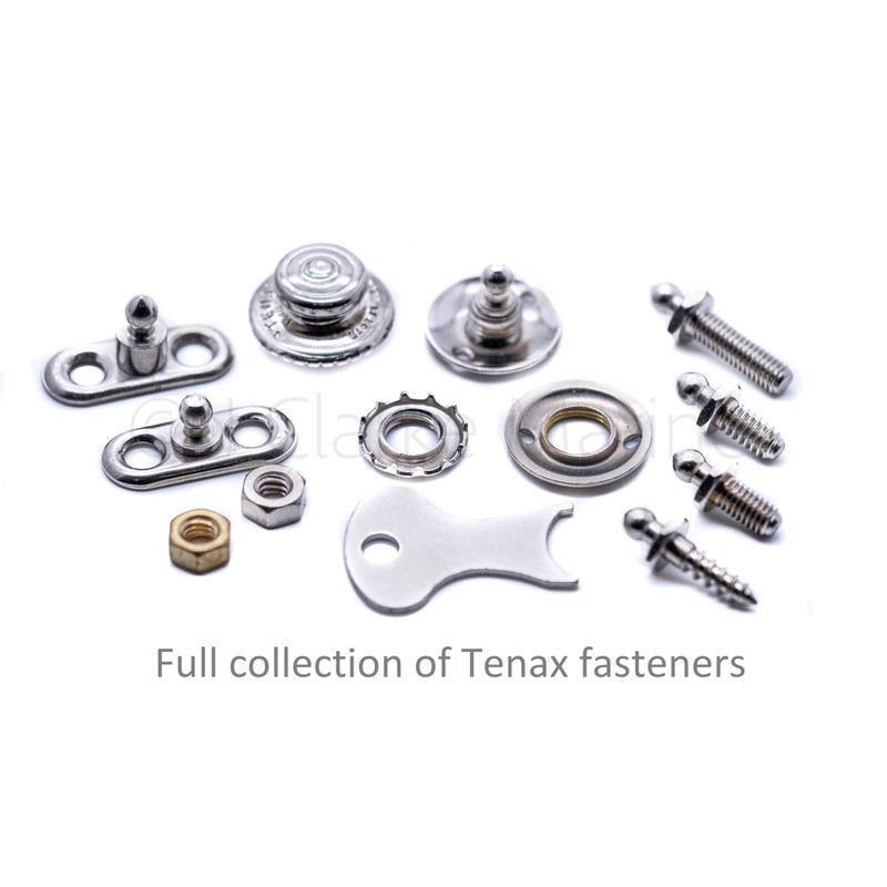 1 x Tenax fastener (Made in England) button and nut