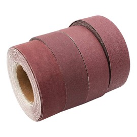 DingGreat 4PCS 6 Meter 150-400 Grit Emery Cloth Roll Polishing Sandpaper, Sanding Belt Drawable Emery Cloth Sandpaper Dry Abrasive Belt Box Wood Grinding Roll Belts for Wood Turners, Automotive