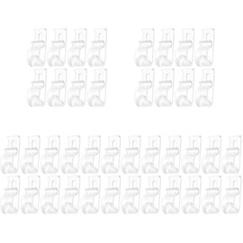 40 Pcs Roller Shades Safety Clips Bead Chain Fixation Hooks Roller Blinds Cord Holders with Screws Included