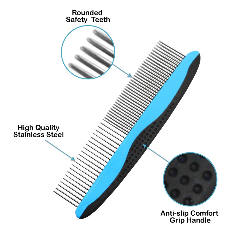 Pets First 2 Pack Dog Comb Small & Large PET