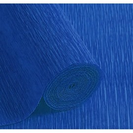 Crepe Paper Roll 8.2ft Long 17 Inch Wide for Wedding Ceremony Various Large Festivals Decoration (29-Dark Blue)