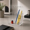 Registro b 3 Tier Clear Acrylic Pen Stand Accessory Storage